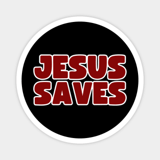 Jesus saves Magnet